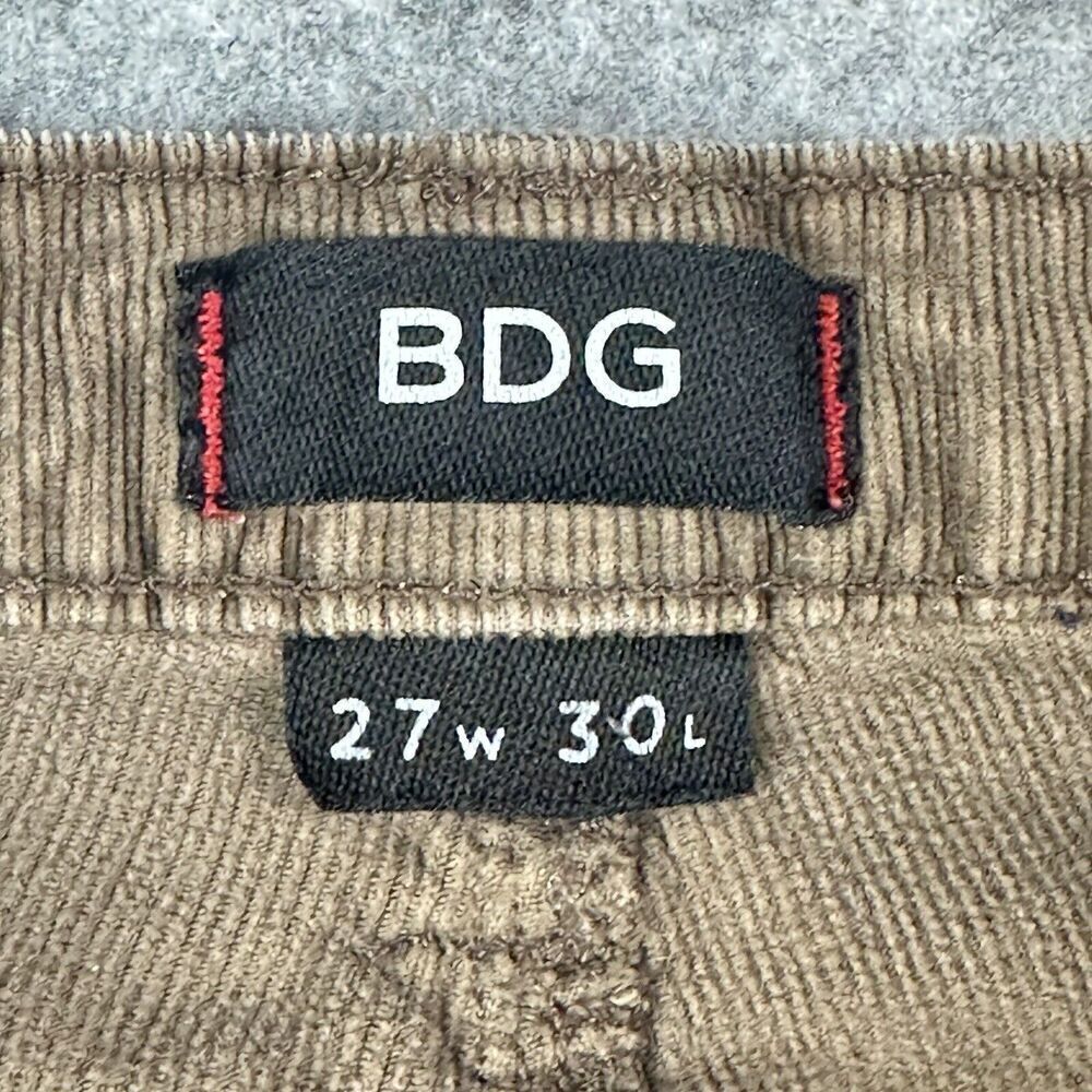 BDG UO Urban Outfitters Corduroy Pants Womens 27 Brown Mid Rise Cigarette Ankle* - Picture 14 of 16